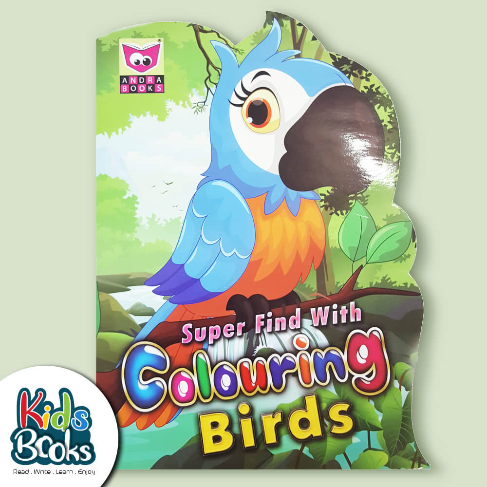 Super Find with Colouring Birds Book COver