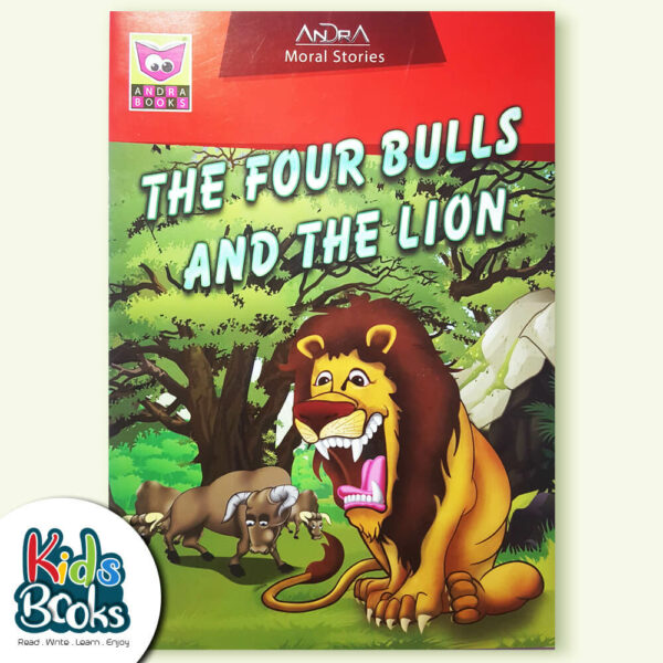 The Four Bulls and The Lion Story Book Cover