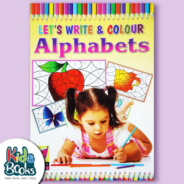 Let's Write and Colour Alphabets Book Cover