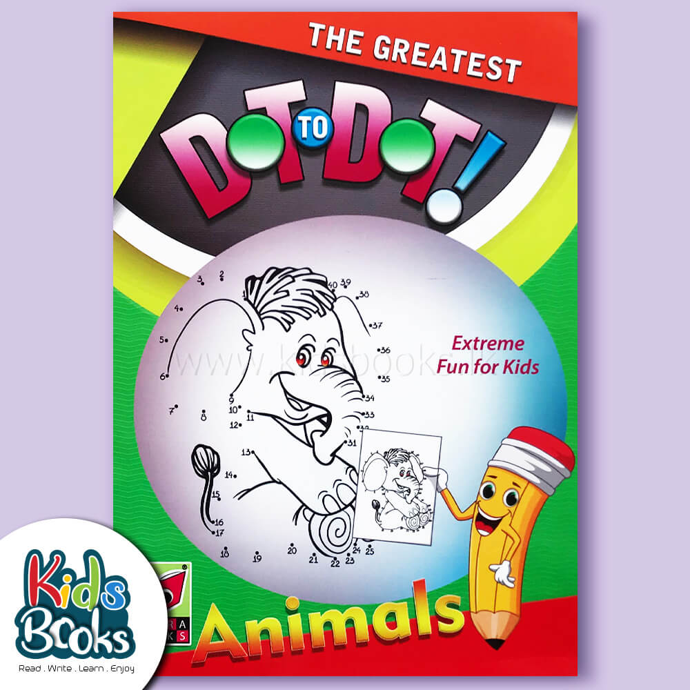 The Greatest Dot to Dot Animals Book Cover