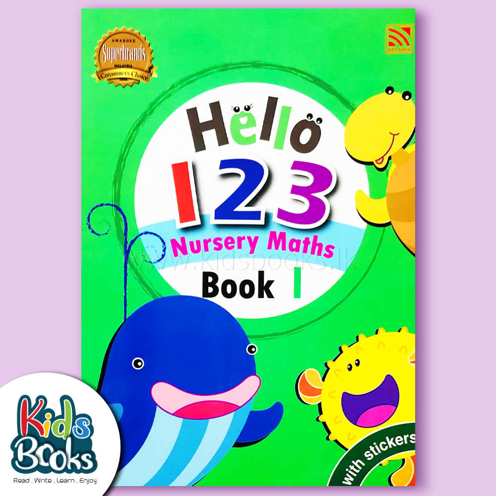 Hello 123 Nursery Maths Book 1 Cover
