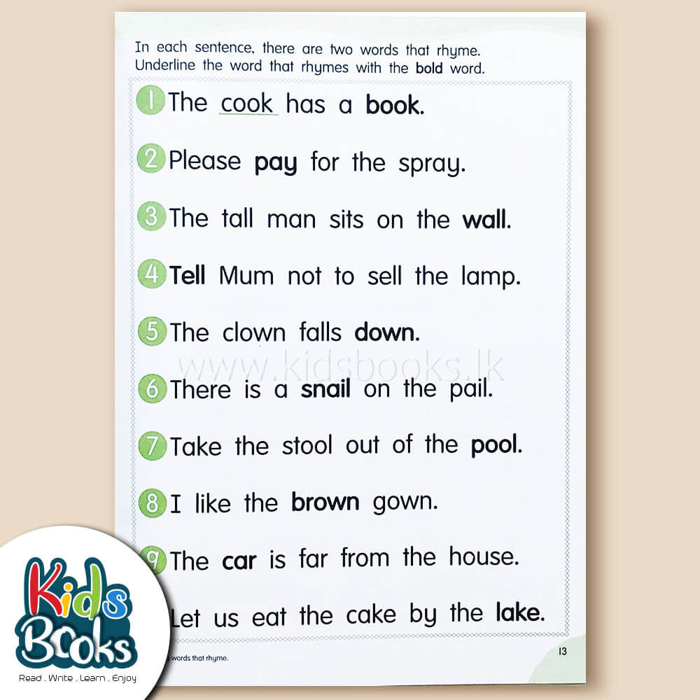 Phonics Enrichment Book B Inner Page 1