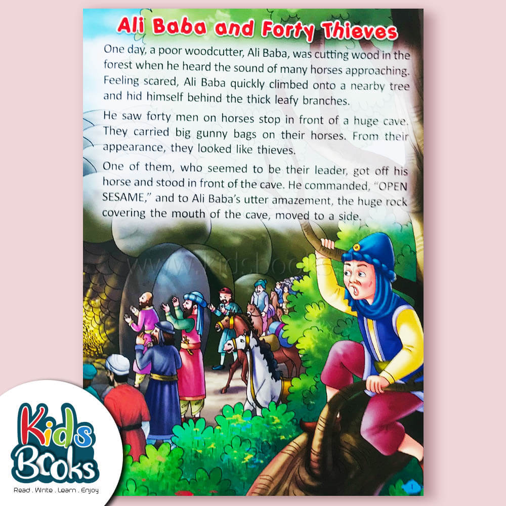 Young Learner's Story - Ali Baba and Forty Thieves - kidsbooks.lk