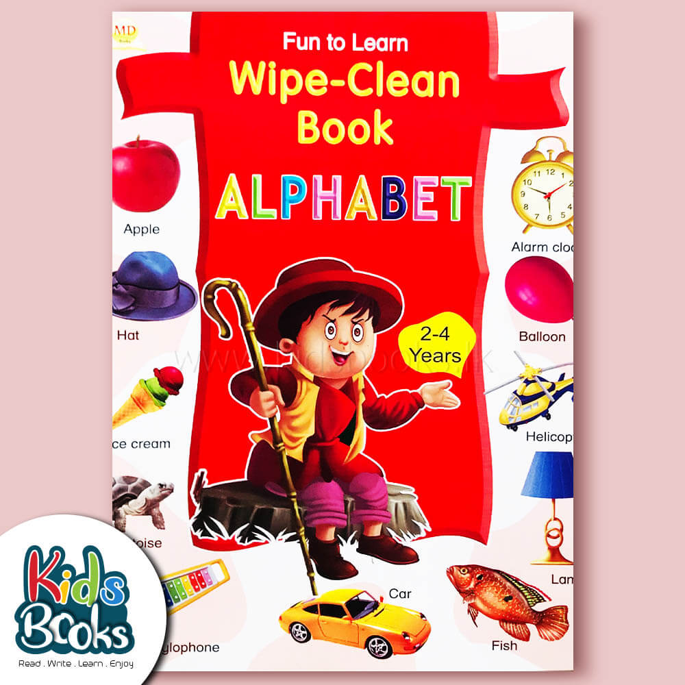 Fun to Learn Wipe Clean Book Alphabet Book Cover