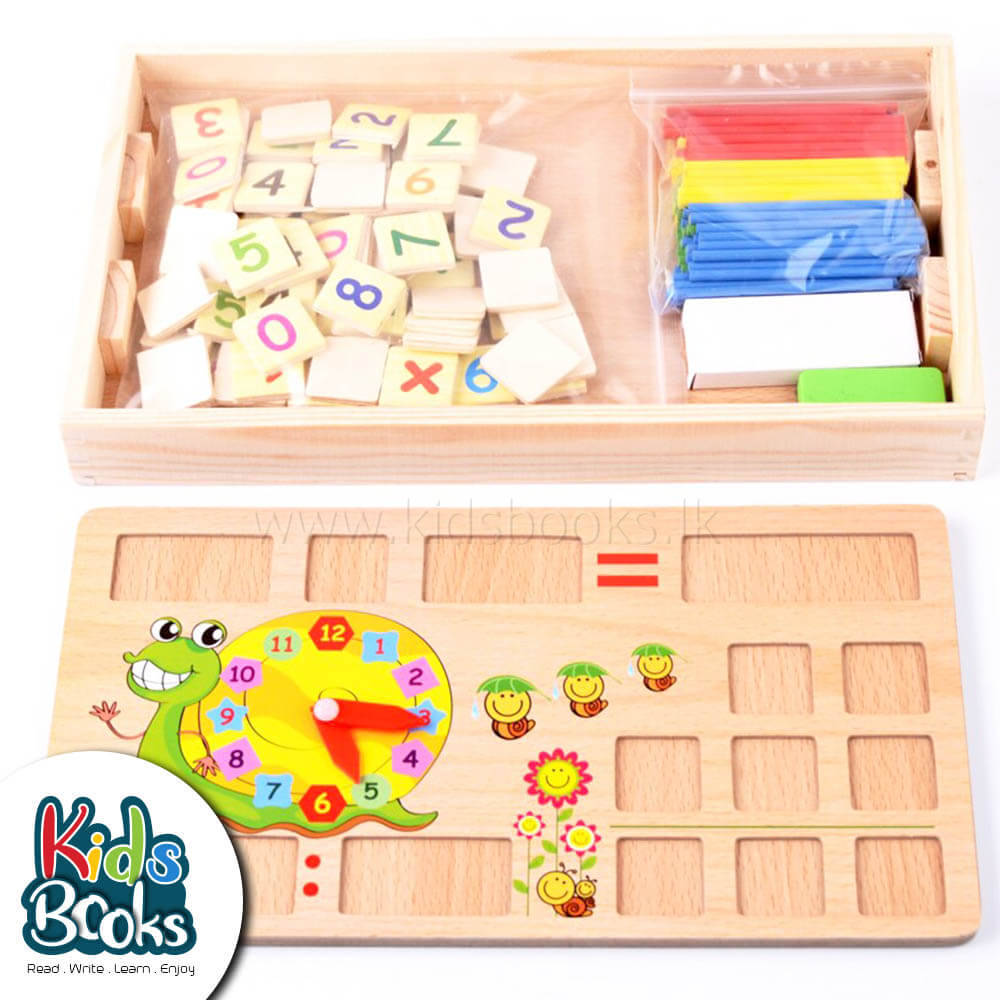 Wooden Multinational operation Learning box Activity 2