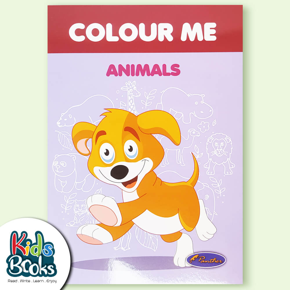 Color Me Book - Animals Book Cover Page