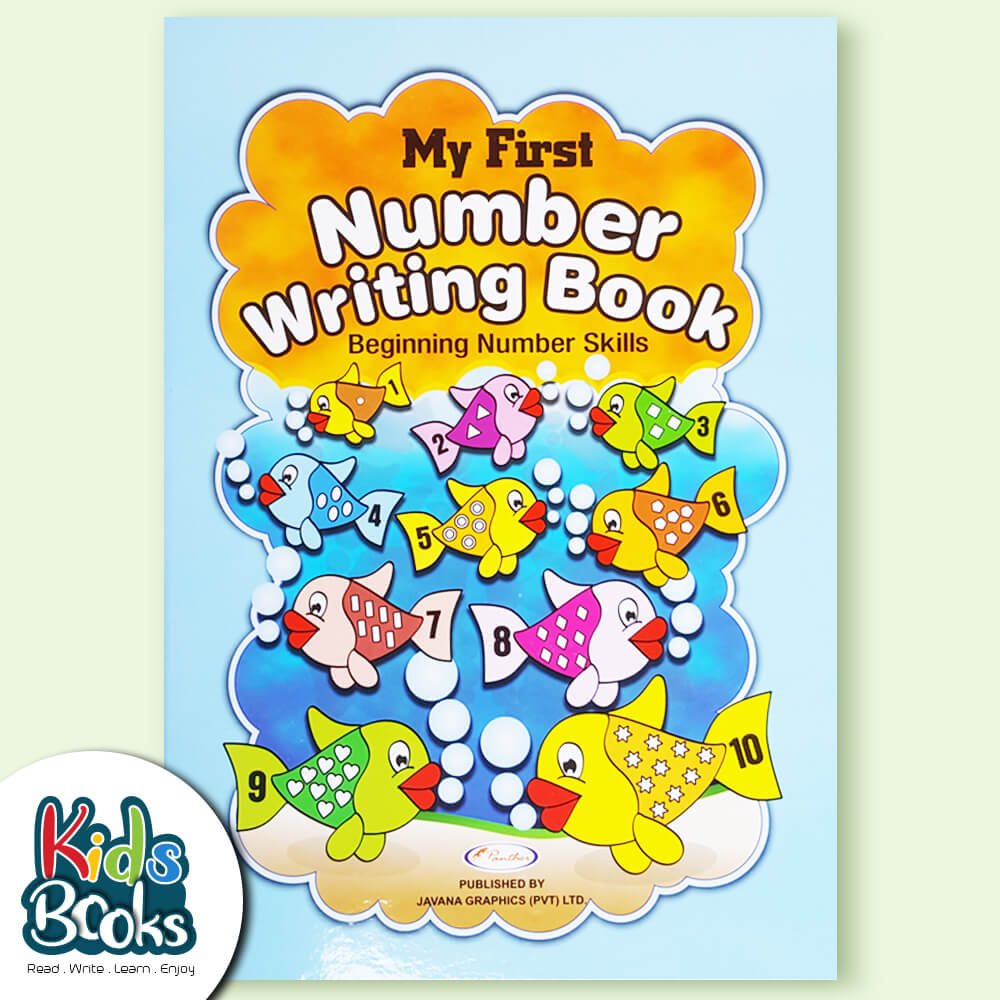 My First Number Writing Book - Beginning Writing Skills Book Cover Page