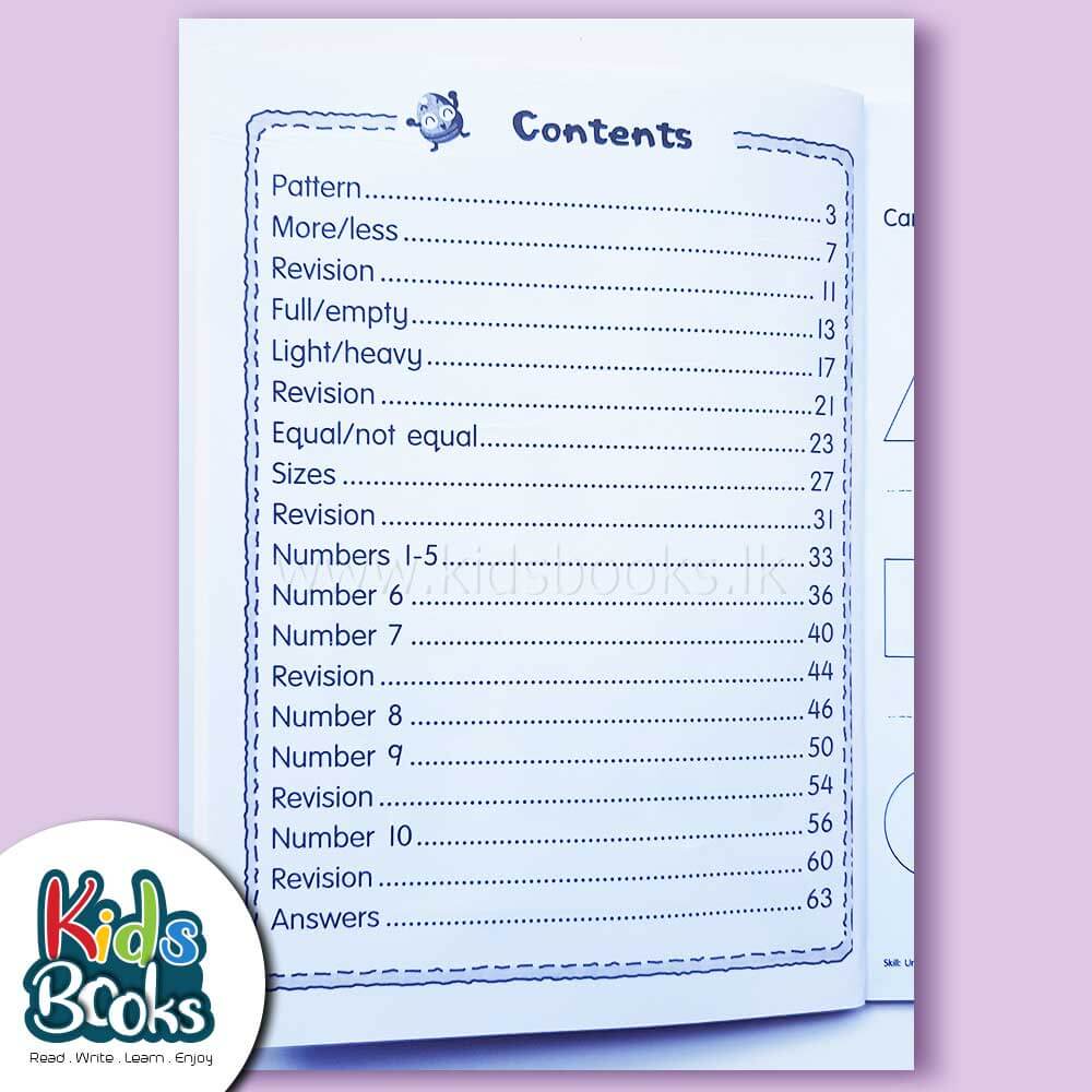 Nursery Maths 2 Content Page